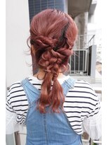 シィーム(cime) ヘアセット 編みおろし