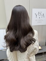リゼル ユア 渋谷(RISEL YUA)&nbsp;『ブリーチなし』オリーブグレージュのロングヘア