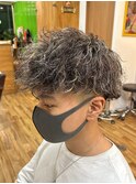 波巻きスパイラルフェードハイライト