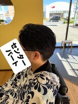 成る髪&nbsp;ツーブロックセンターパート