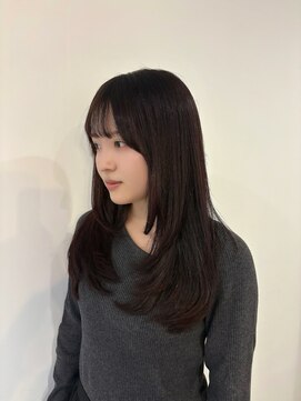 アールヘアー(ar hair) 【三浦直美】大人のピンクベージュ