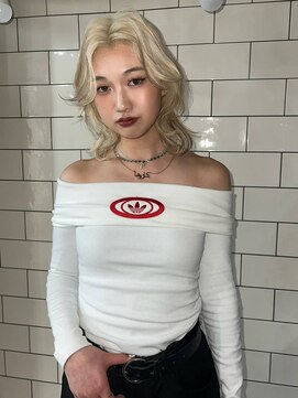 エクーエルム 心斎橋(ECOO yelm) ケアブリーチ/ホワイトブロンド/ハイトーン