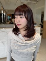 コードセブンス(Chord seventh)&nbsp;【KANON】ミディアムレイヤー × チェリーピンク