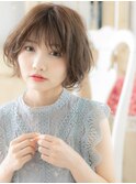 大人ガーリーミルフィーユカラーふわマッシュパーマa小山20代