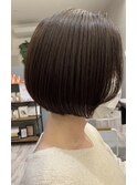 ミニボブ×ココアブラウン