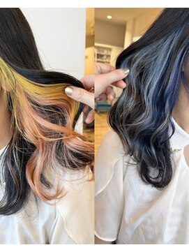 ルッツ(Lutz. hair design) 5/22 インナーカラー　デザインカラー【千代田彩夏】