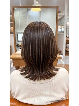 ジプソ 池袋西口(Gypso) 白髪ぼかしハイライト＋カット +髪質改善トリートメント