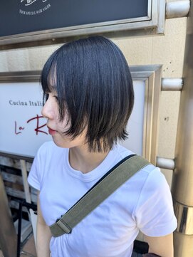 アルモヘアヴォーグ 静岡(ALMO hair VOGUE) 【ALMO】ボブレイヤー×ブルーブラック