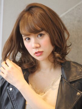 ディフィー 渋谷(defi) くせ毛風ミディアム