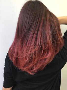 ジーニーズフォーシーズン (jenies4season) ボルドーバレイヤージュ、グラデーションカラー