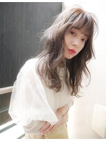 ボタン テンジン(VOTAN tenjin)&nbsp;【votan 北村】ベージュカラー×ふんわりレイヤーロング