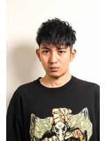 レンゲン(LENGEN)&nbsp;メンズかき上げニュアンスマッシュサイドパート韓国マッシュ