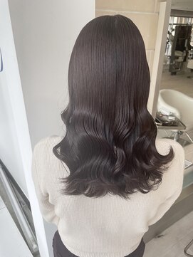 エアー 銀座(air) ★岡田有加★20代30代/艶髪スモーキーブラウン