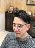 アップバングツーブロック