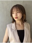 インナーカラー×外ハネボブ