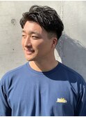【鈴木勇介】短髪 クリロナパーマ スペインカール アップバング