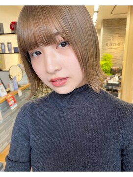 サンド 池袋(sand) イメチェン/ショート/ボブ/グレージュ/ベージュ