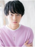 重めバングで目力UP！くせ毛ショートこなれヘアf与野