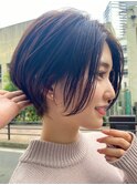 くびれショート　30代40代50代60代ヘア 白髪 大阪ショート　梅田