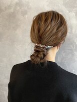 セルフアレンジ、おだんごアレンジ