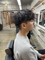 ロンド ローガン 名駅(Lond LOGAN)&nbsp;スパイラルパーマ　メンズ　名古屋　名駅　眉毛