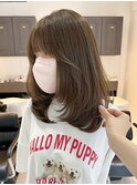 レイヤーカットハイライトショートヘアイルミナカラーオージュア