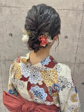 イロ プラス 南田宮店(iro+) 【nanaka】浴衣ヘアアレンジ