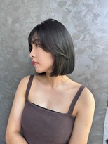 エリス 四条烏丸店(ELIS) 韓国風タッセルボブ×オリーブグレージュ