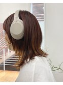 インナーカラー　イヤリングカラー　20代　福岡　天神　薬院