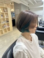 ソワン ドゥ ブレス フラン 東花園店(soin de brace Fran)&nbsp;グリーンインナーカラー