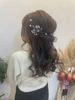 ヘアコレクション アンジュ(Hair collection Unge)&nbsp;ふわふわハーフアップ　　　＜早朝受付中＞