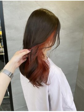 アレクサンドル オブ カラーズ トヤマ(ALEXANDRE OF COLORS TOYAMA) インナーレッドオレンジカラー