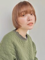 アンガーデン(Une GARDEN) ショートボブ/レイヤーボブ/顔まわりカット/ベージュカラー