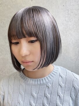 キャロルガーデンズ ボコカ 表参道(Carroll Gardens bococa) ボブ/くすみカラー/グレージュ/ブリーチ