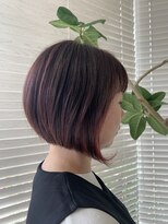 アース 三田南ウッディタウン店(HAIR&MAKE EARTH)&nbsp;大人かわいいイヤリングカラーストレートボブ立体感