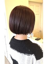 ヘアメイク アリエス 岩切店(HAIR MAKE aries) メルティカラーブラウンの小顔ショートボブ【岩切】