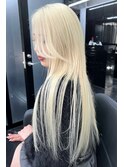 ホワイトブロンド/シールエクステ【梅田】【大阪】