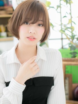 カバーヘア ブリス 大宮西口(COVER HAIR bliss) ミルクティーアッシュ前下がりボブマッシュc6大宮20代30代40代