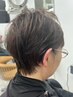 明るい白髪染め＋カット＋オージュア1ステップ【戸塚】