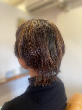 スノウ(snow) オン眉バングな姫ウルフ