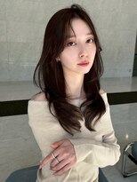 ユーフォリア 青山(Euphoria)&nbsp;大人美人アッシュオリーブショコラアッシュ韓国風巻きモテ髪