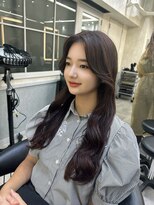 ロンドガーネット 池袋(Lond garnet)&nbsp;髪質改善縮毛矯正レイヤーカット顔周り前髪韓国ミニウルフ/池袋