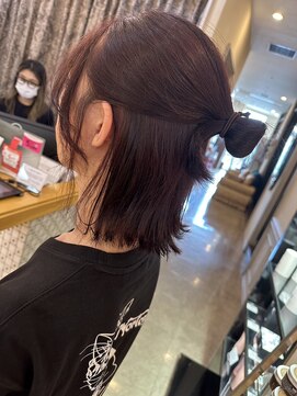 シャンプーボーイ セントラル 博多(SHAMPOO BOY central) 切りっぱなしボブ