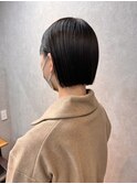 【ぷつっとボブ】ダークグレージュ