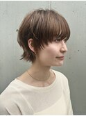 マッシュウルフレイヤーショートボブカット原宿