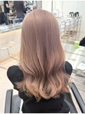 韓国風ミルクティーベージュブラウンカラーグレージュカラー