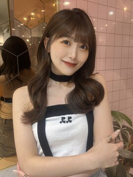 ルームバイシー 新宿(Loom. by Sea) ＊韓国風小顔ヘア×ココアブラウン【新宿/韓国ヘア】