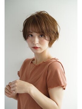 ルフュージュ バイ プロデュース 相模大野店(Refuge by Produce) くびれショート/マロンベージュ