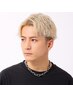 【メンズイチ押しおすすめ】小顔カット＋ケアハイブリーチ＋透明感カラー