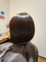 シー 浜松大平台店(She) 前下がりボブ 縮毛矯正 30代、40代、50代